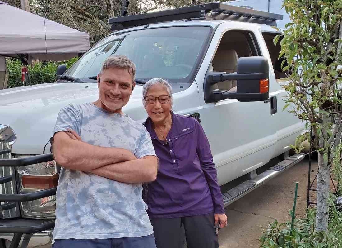 Alaskan Camper RV getting solar installation